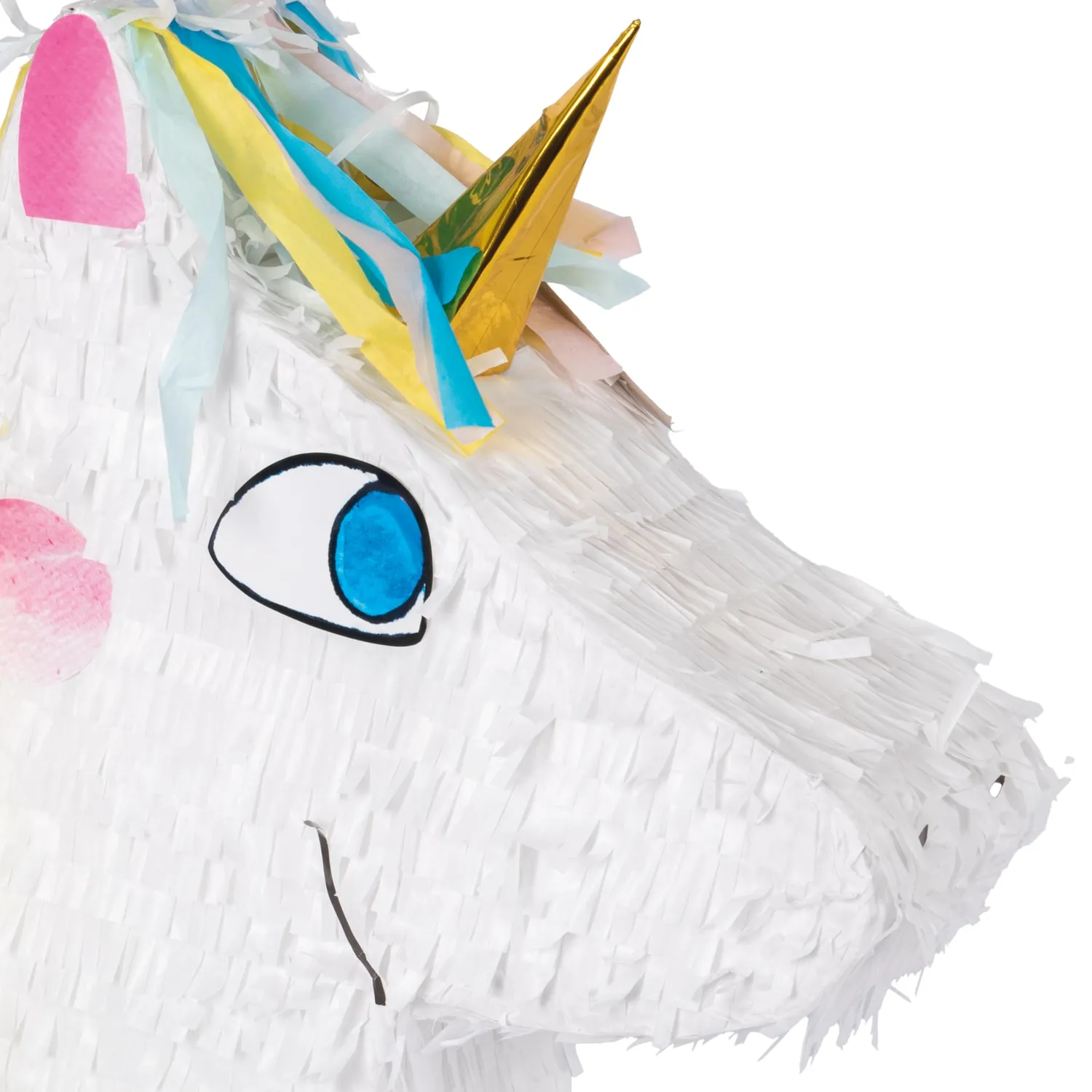 P'tit Clown 22913 piñata testa unicorno 38,7x43,3 cm da riempire