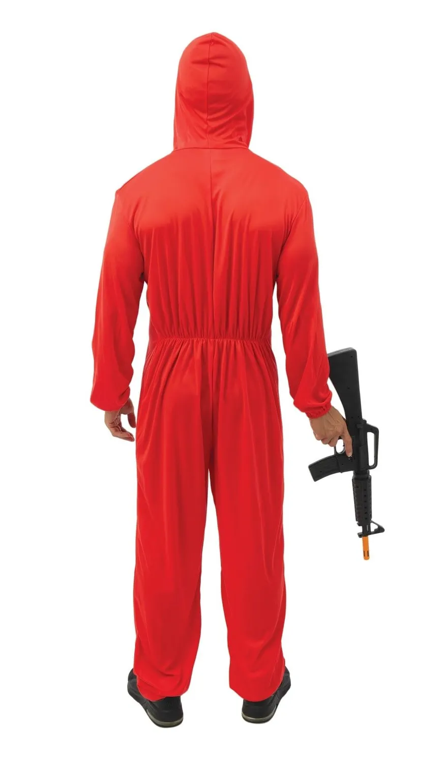 P'tit Clown Vegaoo Tuta Rossa Rapinatore costume adulto S/M