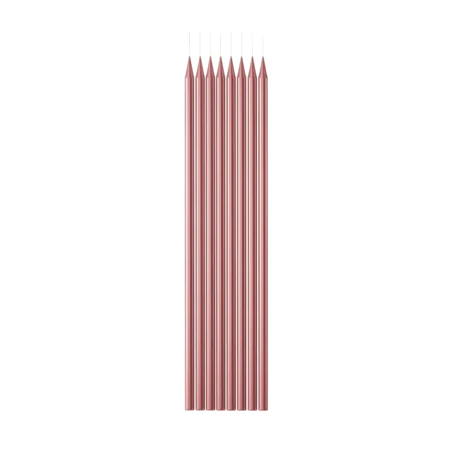 P'tit Clown Re22721 candele torta oro rosa 24 pz