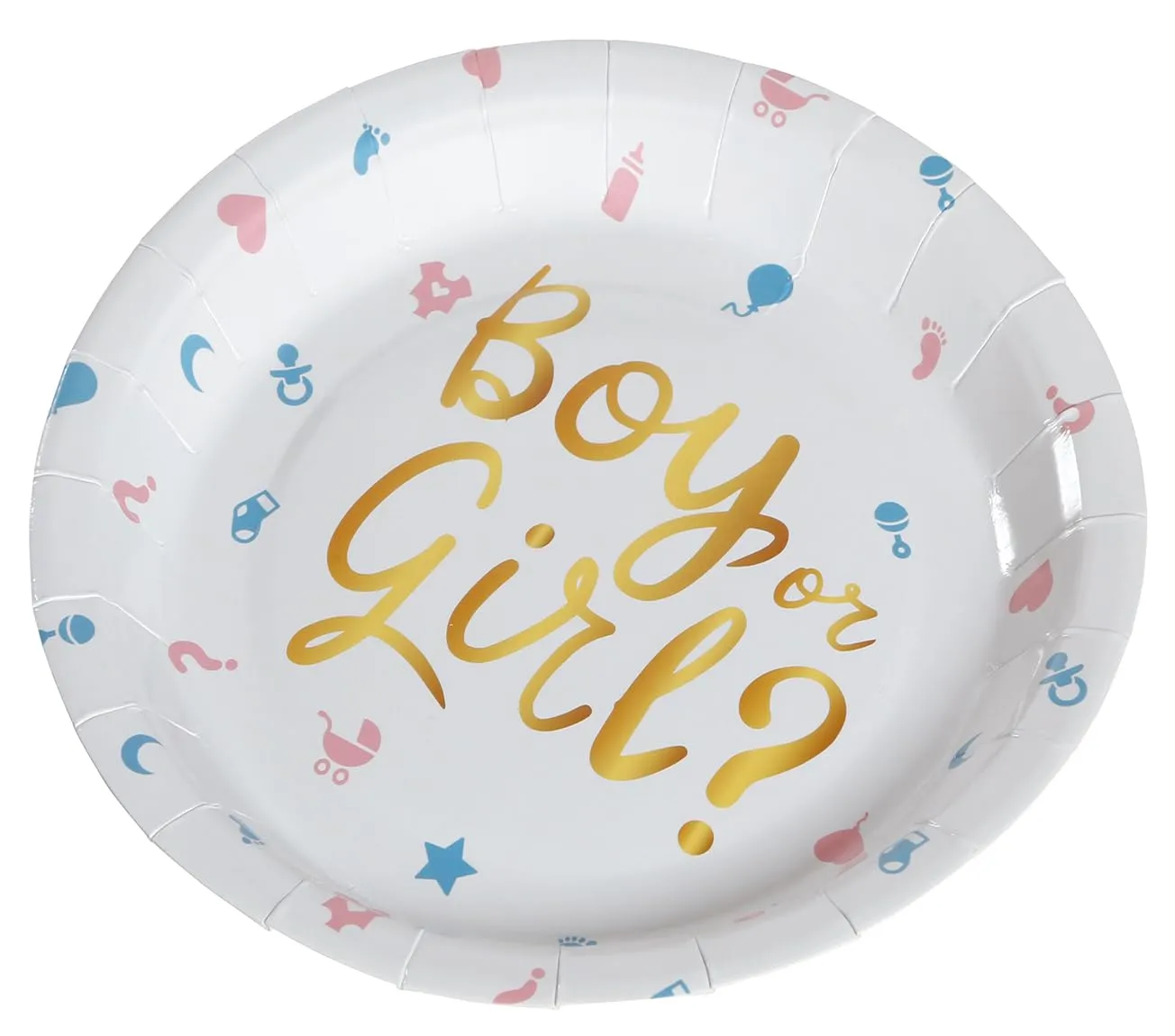 Fiestas Guirca Piatti It's a Boy or Girl 23 cm 6 Pezzi
