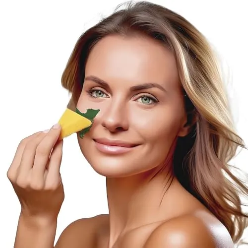 Fiestas Guirca trucco viso verde scuro con spugna 9 g