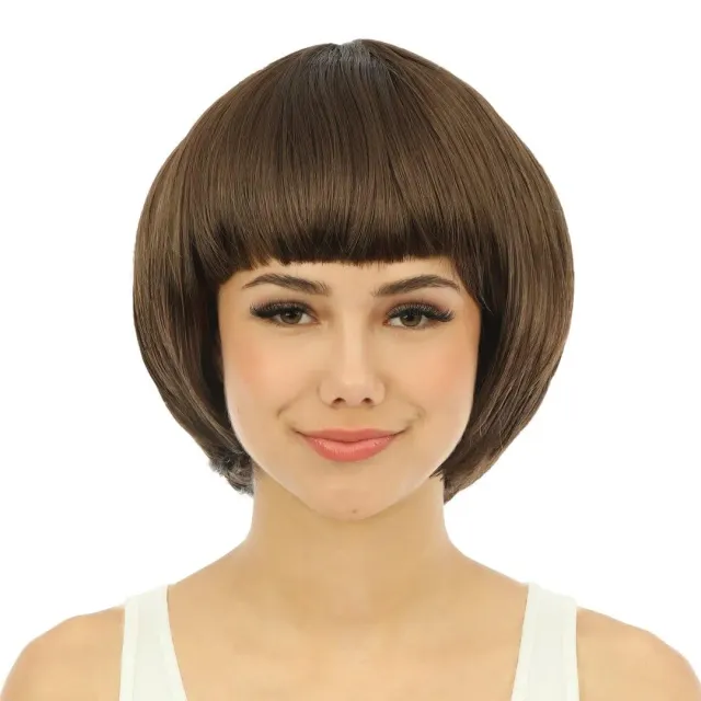 P'tit Clown 60600 Cabaret parrucca marrone taglia unica