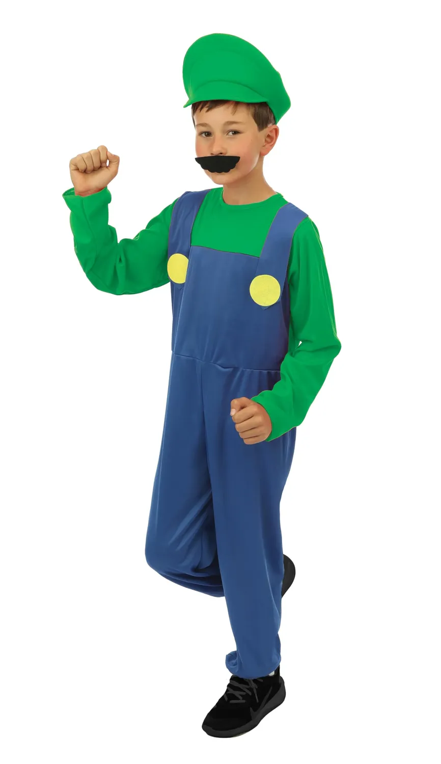 P'tit Clown Plombier costume verde ragazzo