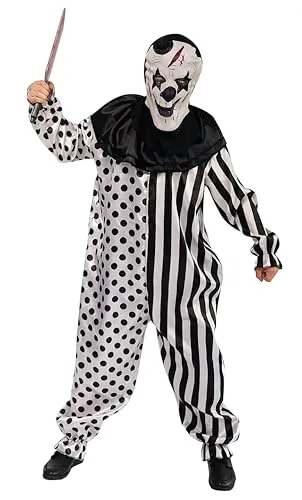 P'tit Clown Costume Arlecchino Horror Adulto Halloween