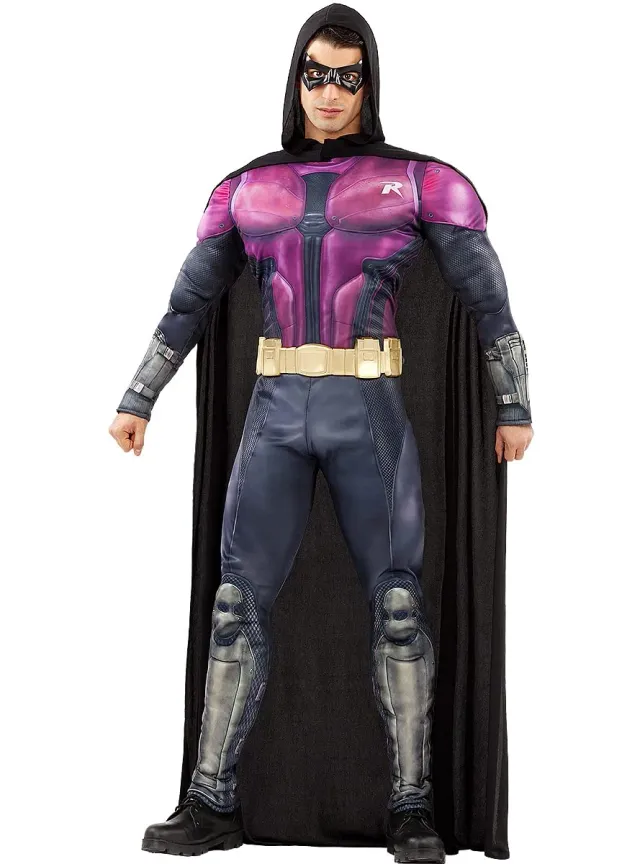 Funidelia Robin Arkham Knight costume uomo S nero