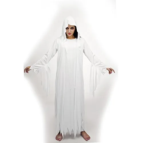 SEA HARE Ghouls fantasma bianco costume adulto con cappuccio