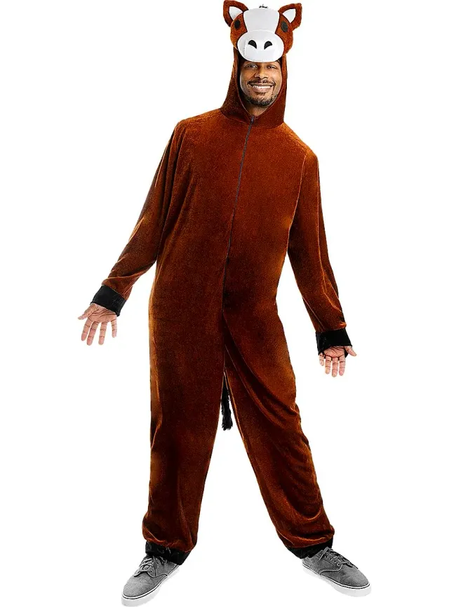 Funidelia Cavallo Costume Adulto L-XL Marrone