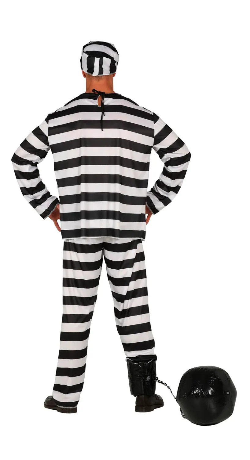Fiestas Guirca Carcerato costume M 50-52 righe