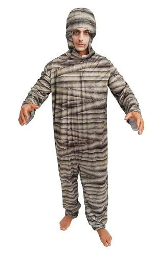 P'tit Clown Costume Mummia Adulto L-XL con Cappuccio