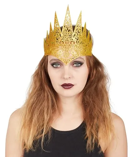 P'tit Clown re22178 corona regina malvagia oro glitter