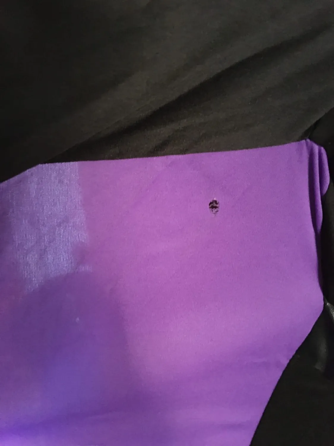 Guirca Costume Fata Diavolo Bambina Nero Viola 5-6 Anni