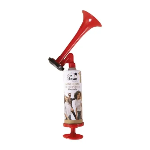 P'tit Clown Mini Corno trombetta tifoso manuale rossa