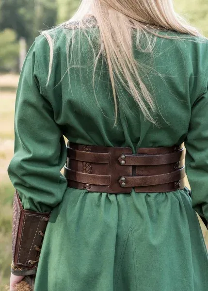 La Bottega di Merlino Jona abito vichingo verde cotone