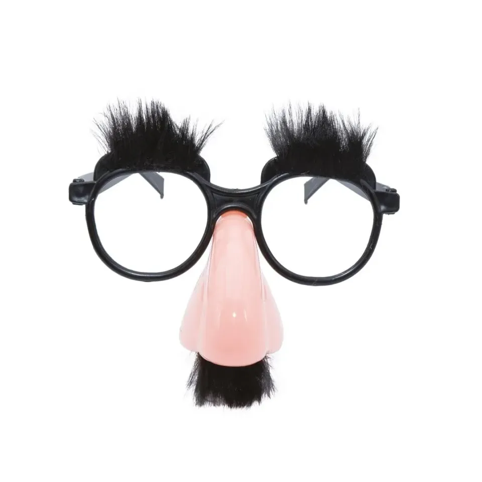 P'tit Clown 40603 occhiali naso baffi adulto divertenti