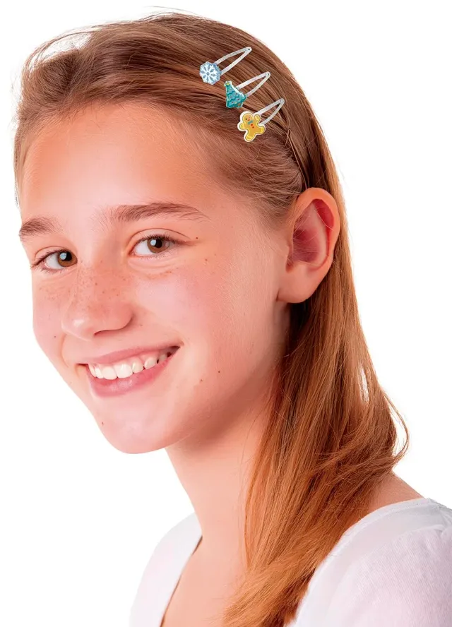Fiestas Guirca fermagli capelli Natale donna set 3 pezzi