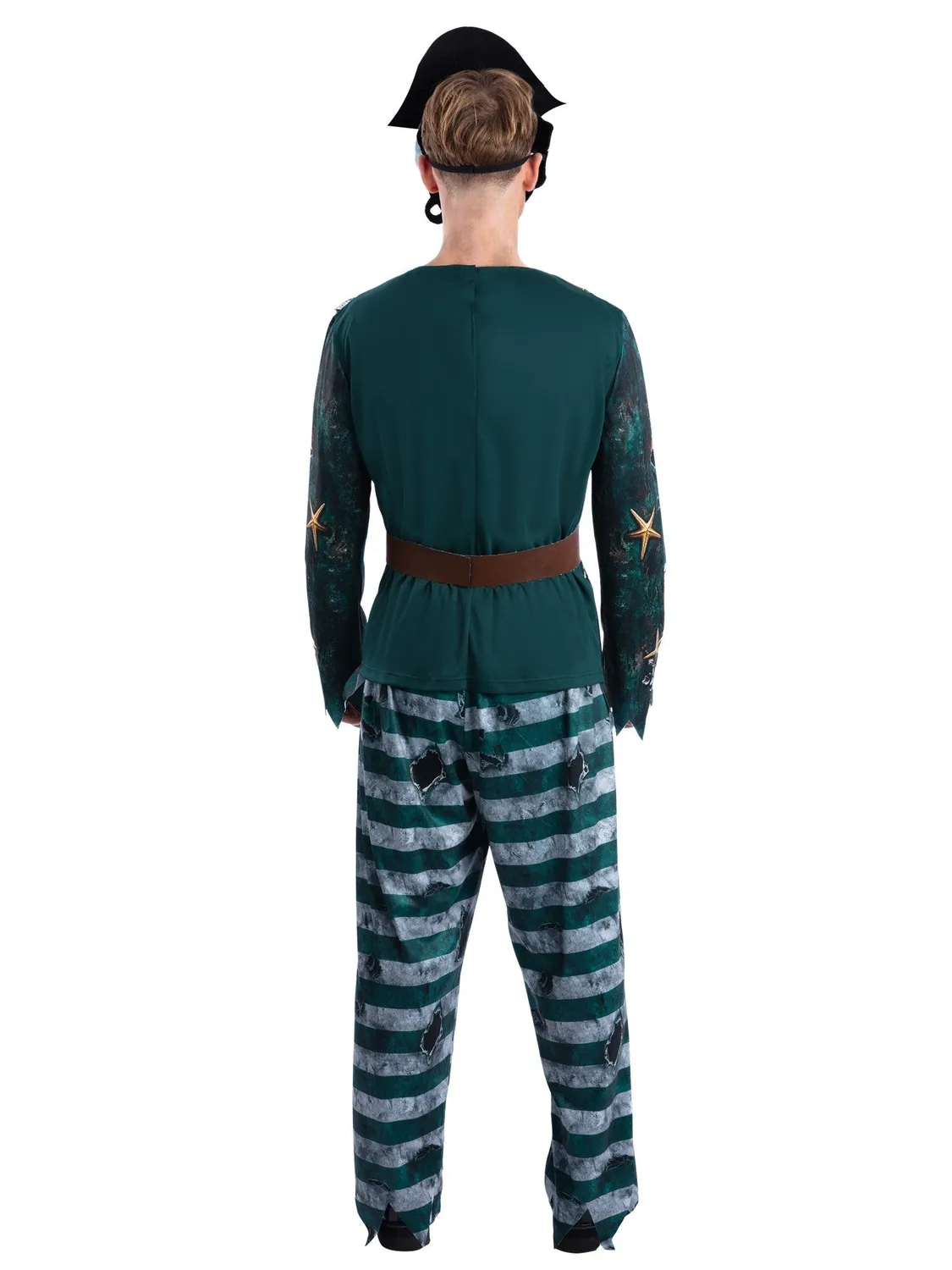 Smiffys Pirata Scheletro Capitano Costume Uomo L
