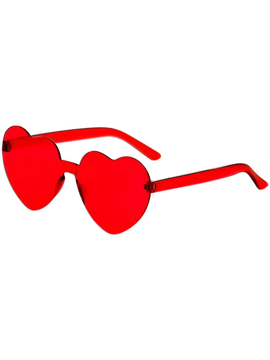 Smiffys Red Heart Specs occhiali cuore rossi unisex