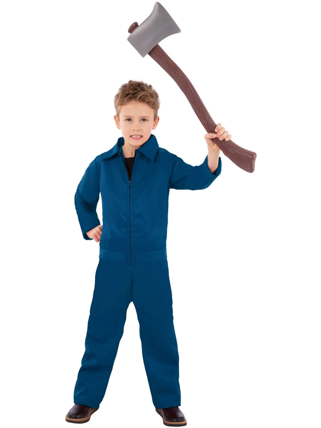 Smiffys Tuta Blu Bambino Costume Carnevale 4-14 Anni