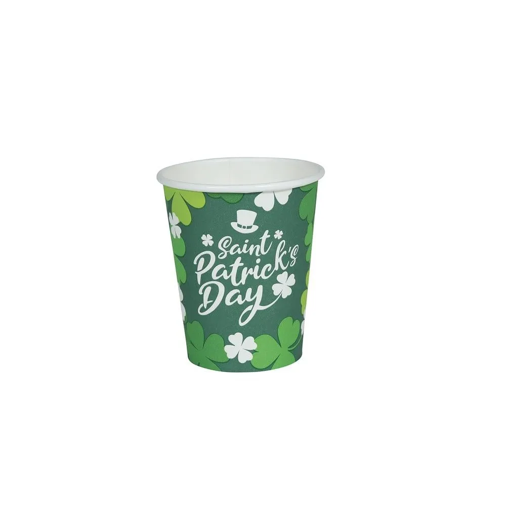 Fiestas Guirca St Patrick 6 bicchieri carta 240 ml festa
