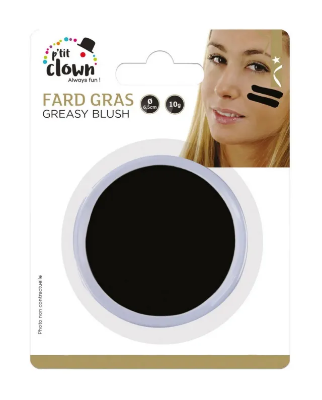 P'tit Clown 91013 fard grasso nero 10 g lavabile