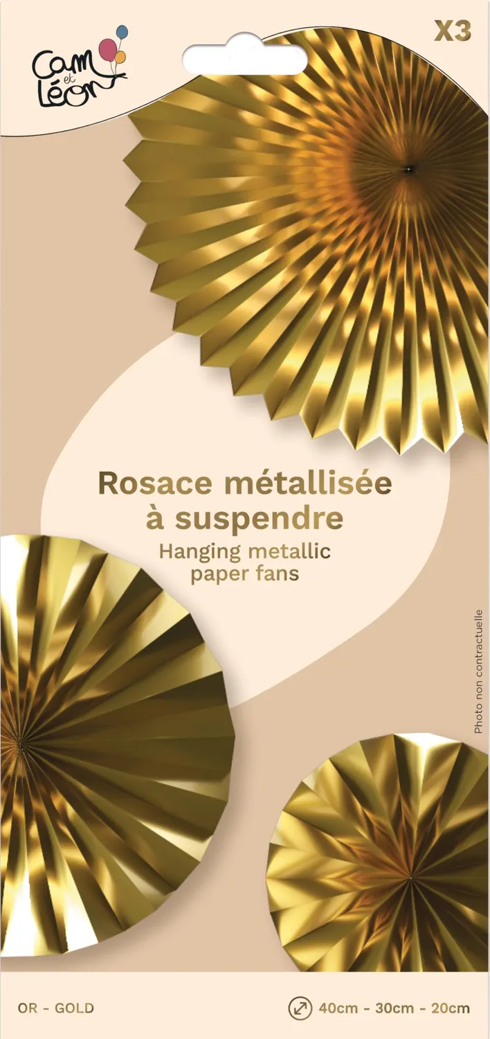 P'tit Clown 22609 Rosoni Oro Metallizzato Set 3 Pz