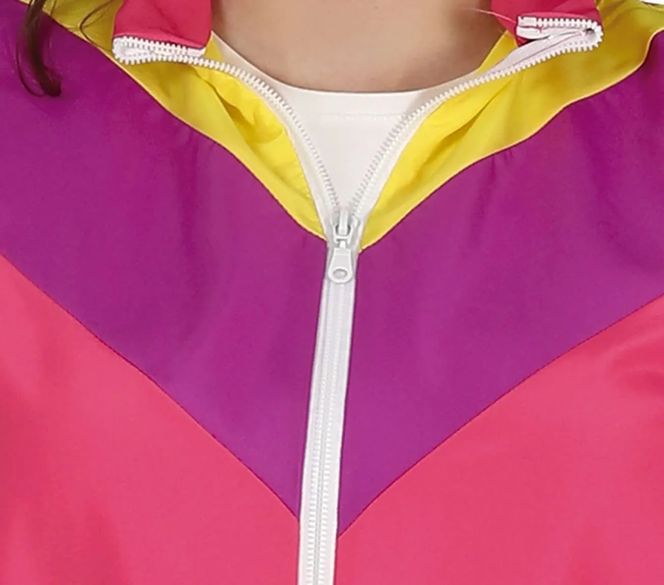 Guirca costume ginnasta anni 80 rosa adolescente