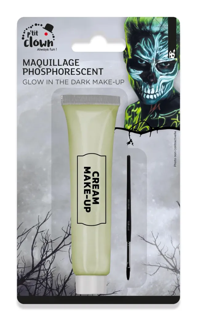 P'tit Clown 23606 fard fosforescente 28 ml con pennello