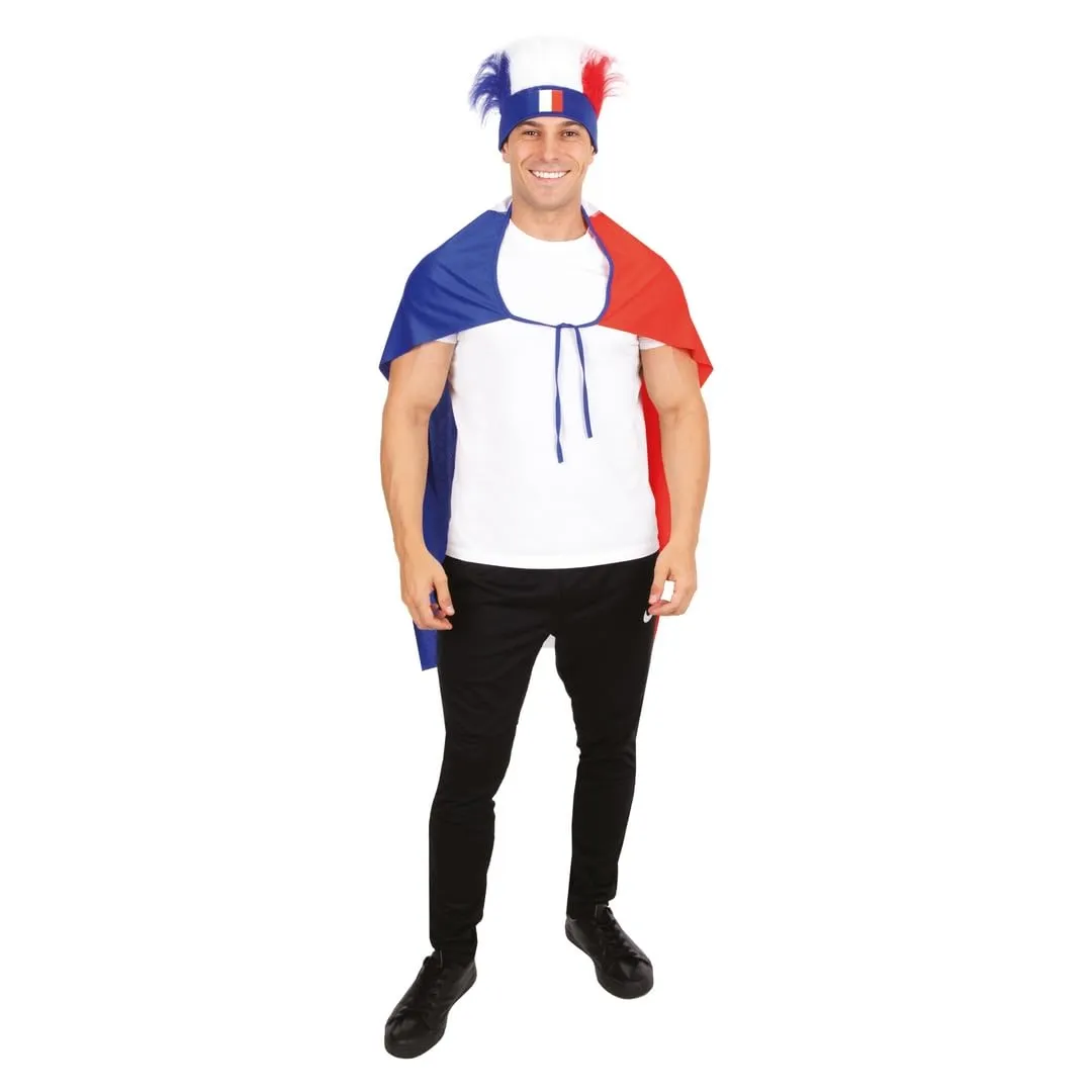 P'tit Clown re22390 mantello Francia blu bianco rosso