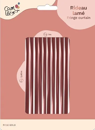 P'tit Clown Re22744 tenda decorativa rosa oro 240x100 cm