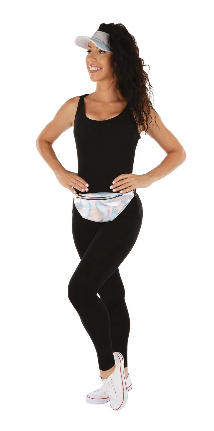 P'tit Clown 22689 costume adulto argento
