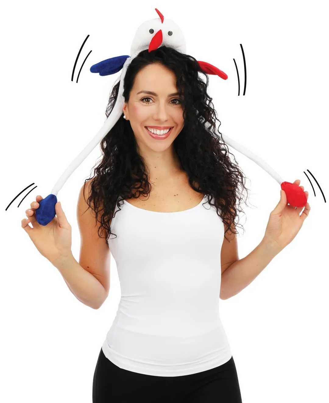 P'tit Clown cerchietto tifoso Francia tricolore