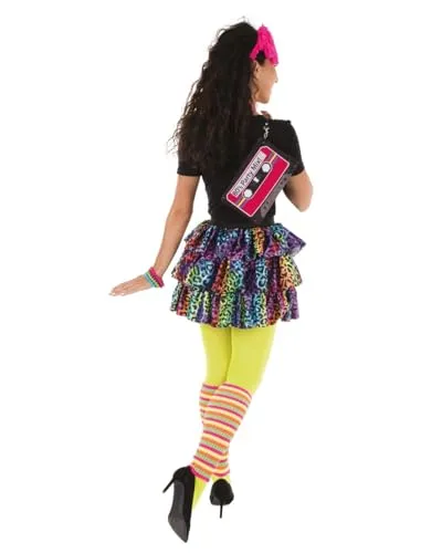 P'tit Clown Re22659 set anni 80 tutù gioielli fascia