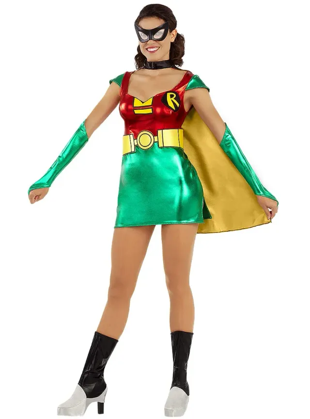 Funidelia Robin Boy Wonder costume donna rosso taglia L