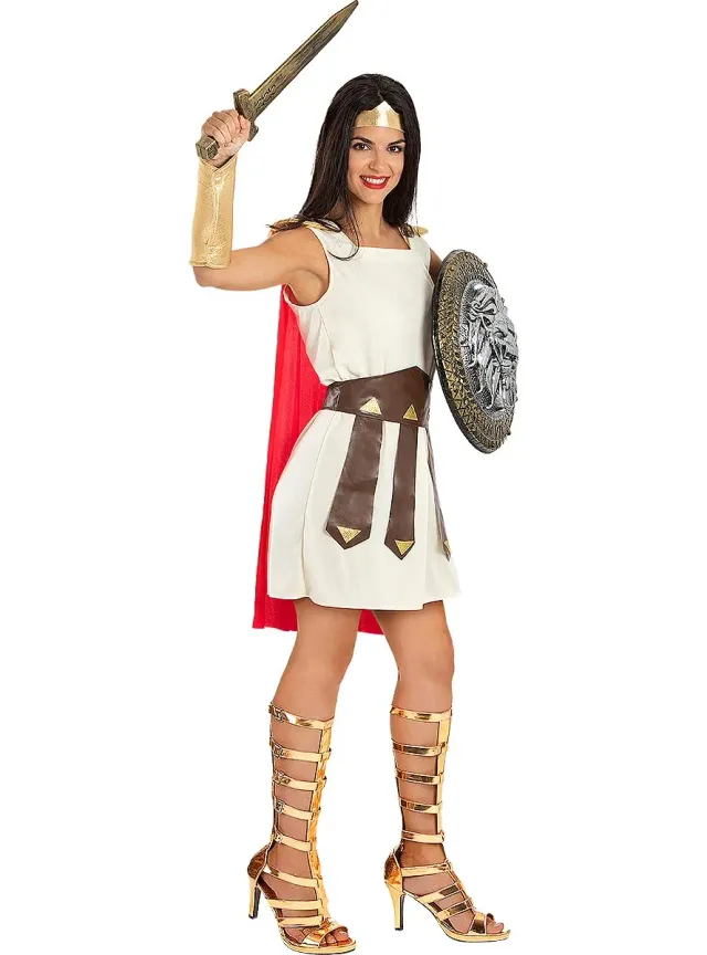 Funidelia Roma Gladiatrice costume donna marrone