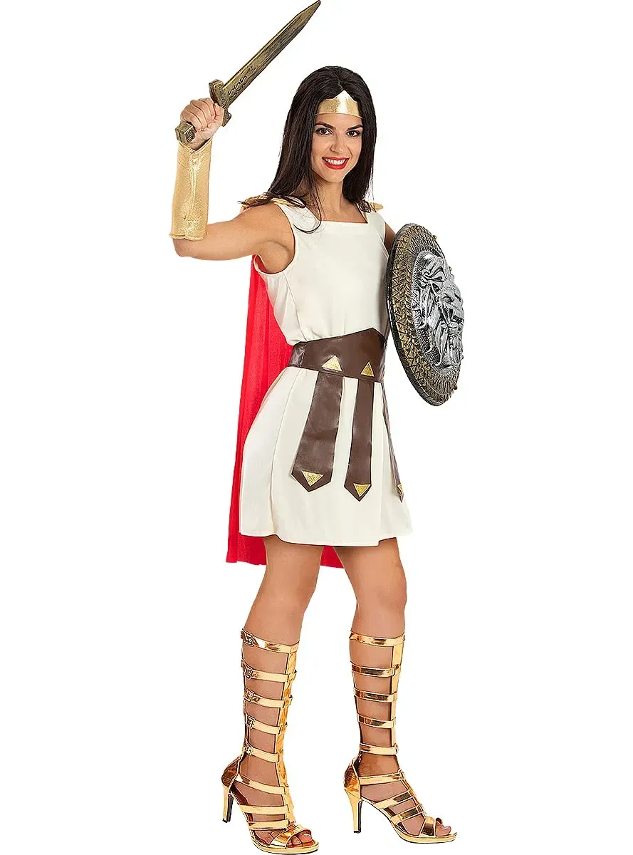 Funidelia Roma Gladiatrice costume donna marrone