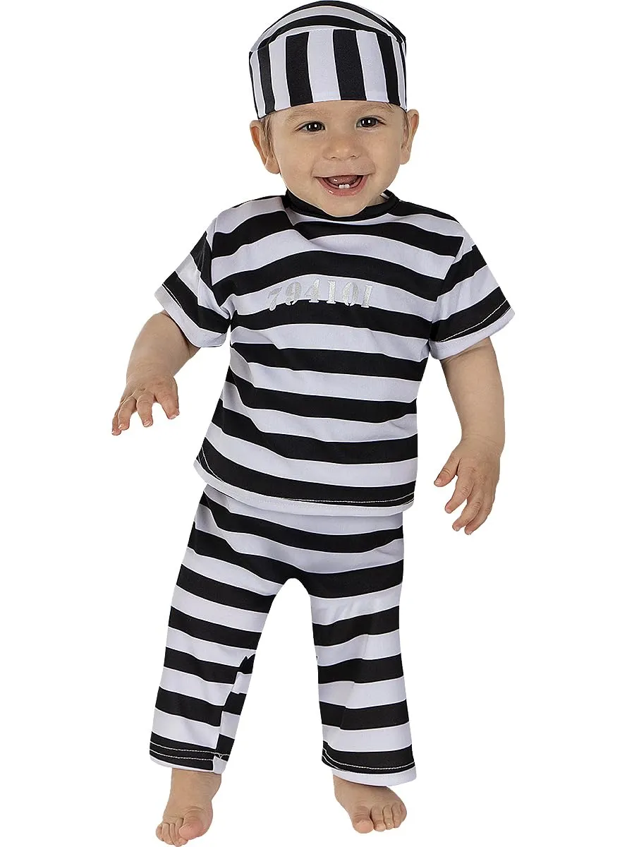 Funidelia Prigioniero costume bebè 12-24 mesi nero