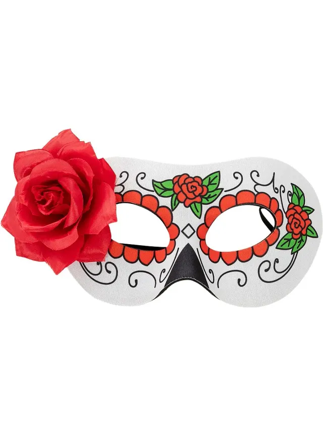 Funidelia Catrina maschera teschio messicano nera donna