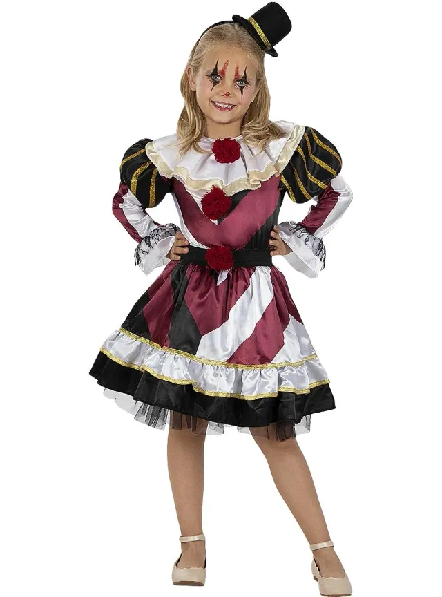 Funidelia Clown Horror costume bambina 10-12 anni viola