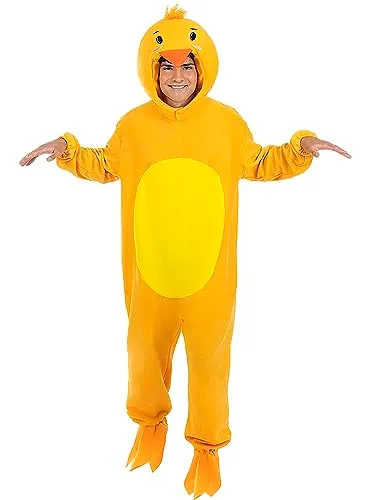 Funidelia Costume Pulcino Adulto M-L Giallo Animali