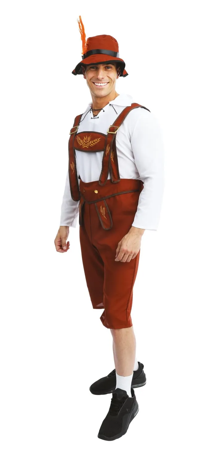 P'tit Clown Costume Oktoberfest Uomo Bavarese L-XL