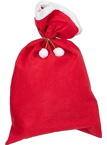 Funidelia Santa Claus Sacco Babbo Natale 90x60 rosso