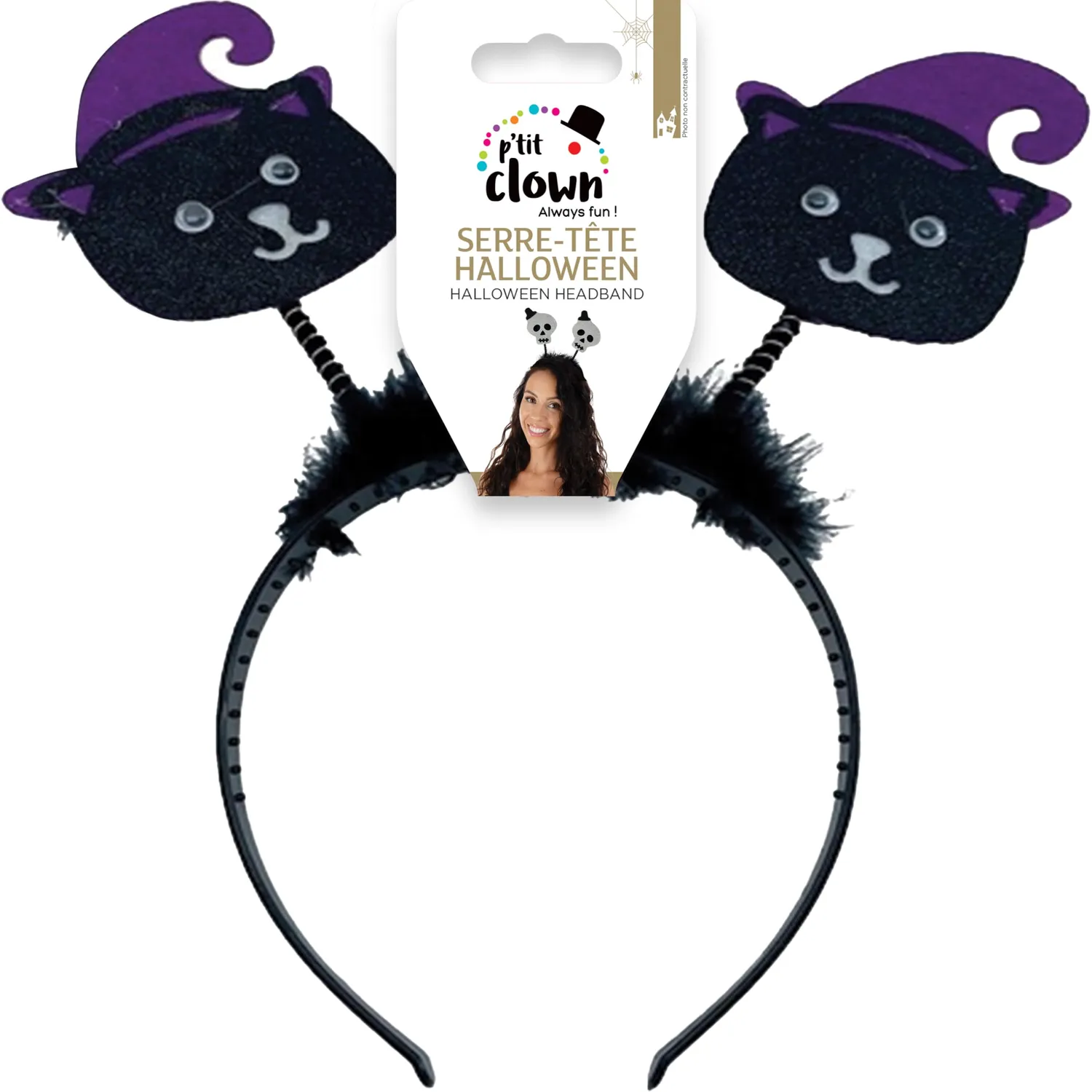 P'tit Clown 22193 cerchietto Halloween modello casuale