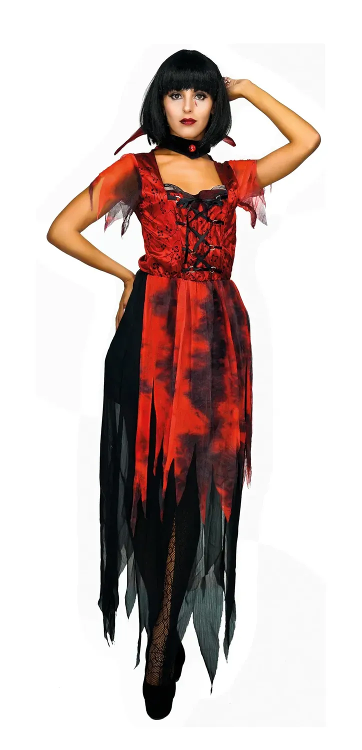 P'tit Clown Vampirella costume vampira donna S-M