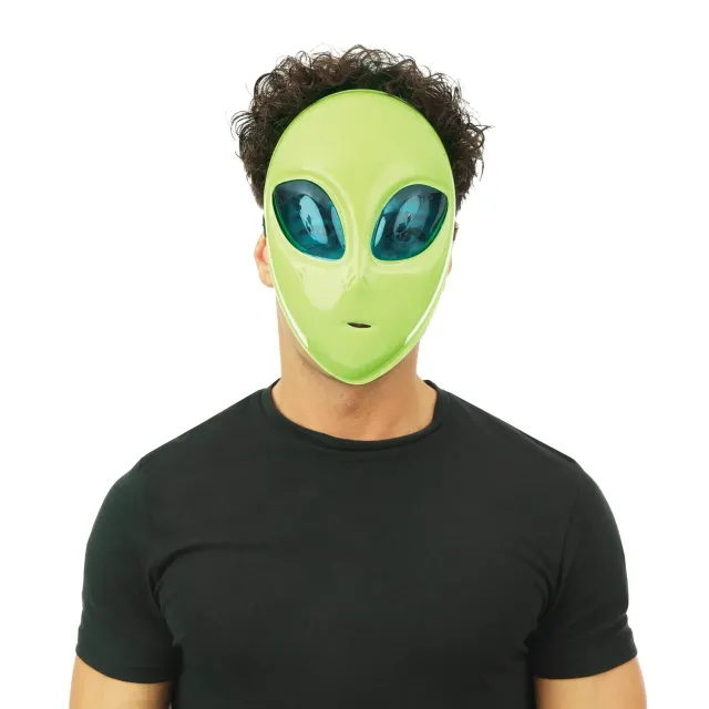 P'tit Clown 23854 maschera aliena verde adulto