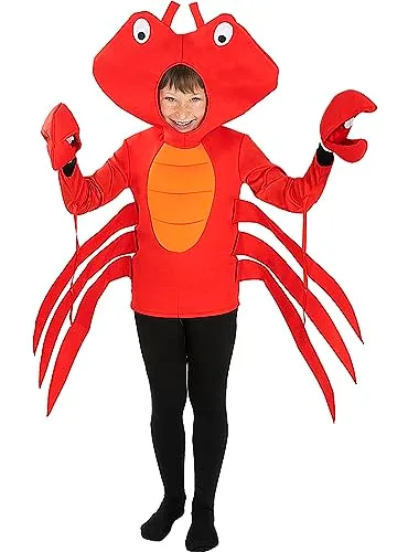 Funidelia Granchio costume bambino 3-6 anni rosso