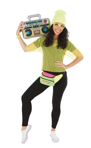 P'tit Clown re22674 Marsupio Banana Fluo anni 80