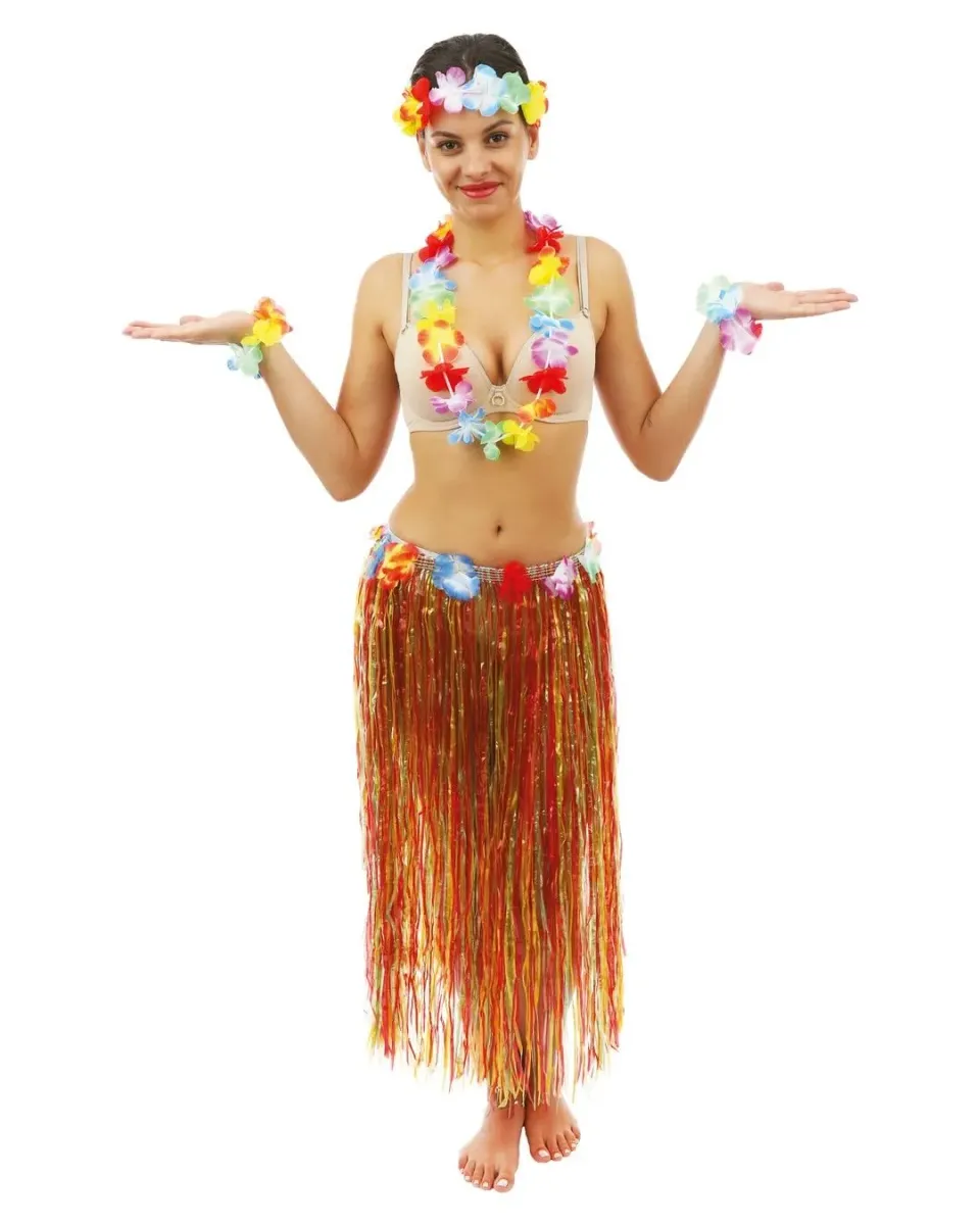 P'tit Clown Hawaiana gonna 80 cm multicolore fiori