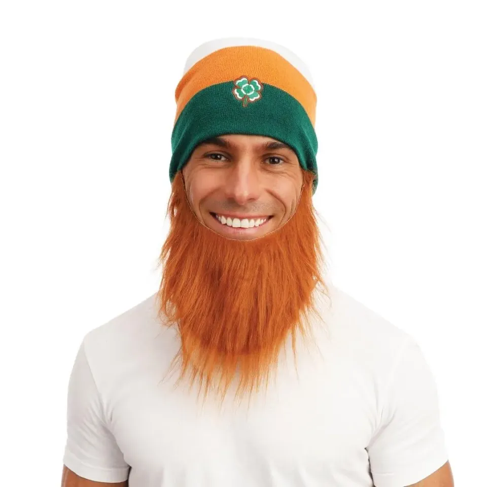 P'tit Clown re66685 cappello San Patrizio con barba