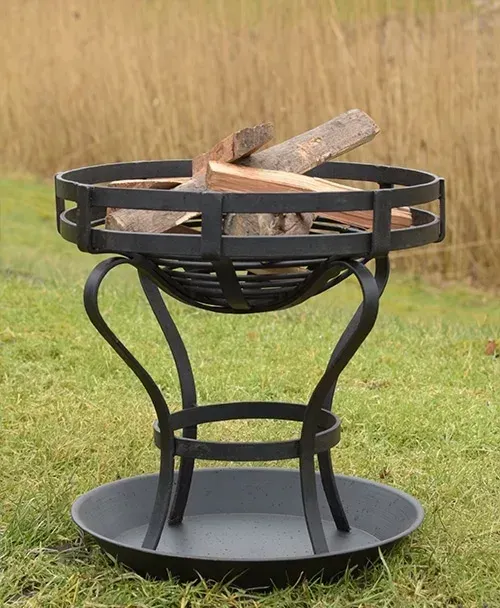 La Bottega di Merlino Braciere da Terra Acciaio 41 cm Barbecue