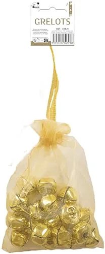P'tit Clown re70621 Campanelli Natale Oro 2,5cm 18 Pezzi